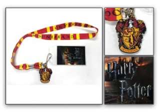 Harry Potter Deathly Hallows Gryffindor Crest Lanyard BW JE172140 