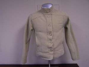 Beige Womens Straight Down Fleece Jacket (tan) NWT  