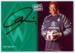 Tim Wiese ² Werder Bremen 10/11 *TOP Autogramm* HGF HQ  