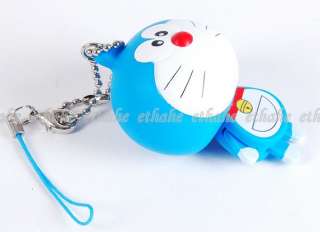 Doraemon Figure Toy Keychain Cell Phone Strap Blue 2O0Z  