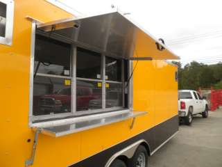 NEW 8.5 x 20 YELLOW FOOD EVENT BBQ ENCLOSED RACING CONCESSION TRAILER 