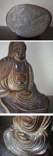 EDO Period Japanese Buddhist Monk Statue   Syoson