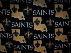 New Orleans Saints Fleece Baby Blanket NFL Toddler football sports 