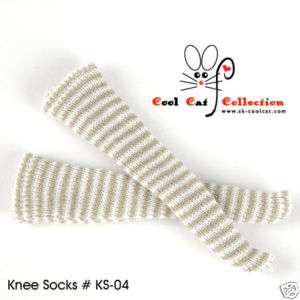 CoolCat, Blythe Pullips Knee Socks (KS 04) S GrassGreen  