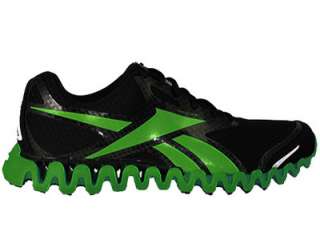 Reebok Premier Zigfly SE Black/Sushi Green Mens Running Shoes J81444 