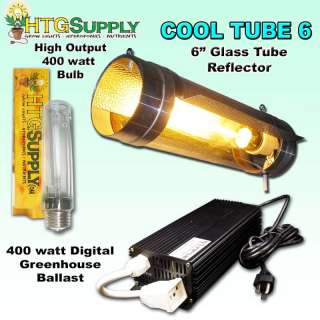Digital 400 watt HPS GROW LIGHT w 6 Cool Tube cooltube  