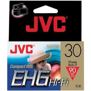 JVC EHG Hi Fi   30 Minuten Vhs c Leerkassette  Computer 