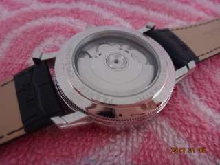   43mm Contracted Mesh grain White dial Automatic watch seagull movement