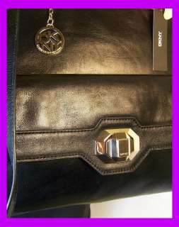 365 DONNA KARAN DKNY LUSTER CALF LOGO ORGANIZED Handbag Business 