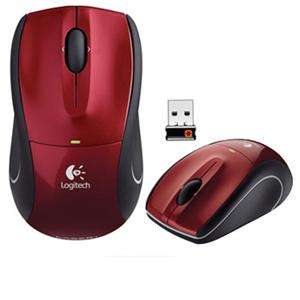Logitech M505 NANO Wireless Laser Notebook Mouse RED  