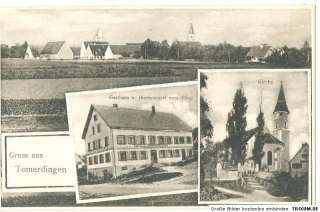 AK  Tomerdingen,Gasthof und Bierbrauerei zum Pflug 1914  