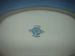 VINTAGE BLUE&WHITE PLATTER ~CLIFFORD COLONIAL POTTERY~  