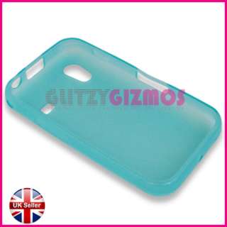 SAMSUNG GALAXY ACE S5830 BLUE GEL SILICONE CASE COVER  