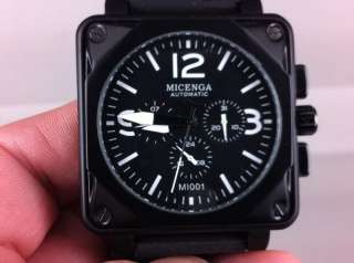 NEW MICENGA DAY DATE 24 HOUR DUAL TIME AUTO MEN WATCH  