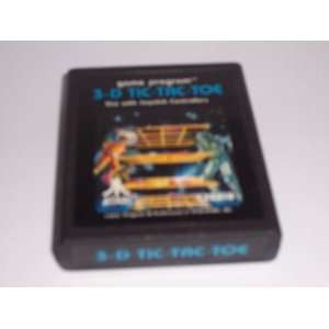  Atari 2600 Game Cartridge   3 D Tic Tac Toe Everything 