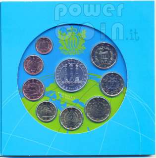 Bellissima serie completa di monete da collezione da 1 cent a 2 Euro 