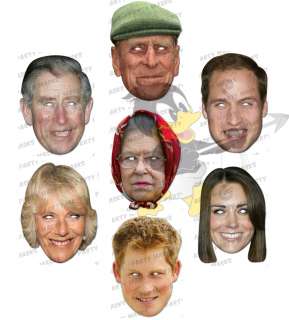 Prince Philip Card Mask Duke of Edinburgh Royal Family Diamond Jubilee 