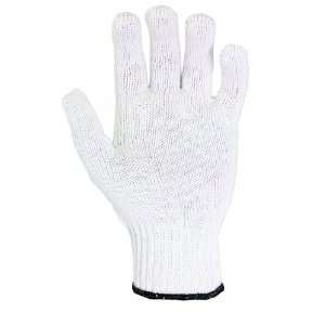 Custom Leathercraft 2000 String Knit Gloves, White