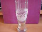 Amstel bier etched pint glass