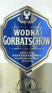 Wodka Gorbatschow, 3 Liter Großflasche, Vodka ( 19,83 € pro Liter 