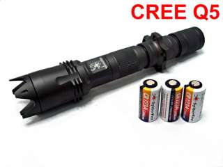 SpiderFire X666 Q5 CREE LED Combat Hunting Flashlight  