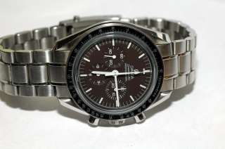 Omega Speedmaster First man on the Moon Brown 311.30.42 See Thru Back 