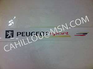 Sticker decal autocollant Bande Pare Soleil Peugeot Sport 106 Rallye 