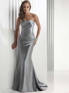 Mint Green Silver Evening Dresses Prom Dress Party Dress UK 2 4 6 8 10 