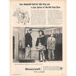  1951 Bob Hope Show Honeywell Controls Print Ad 