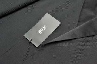 2495 HUGO BOSS Black 3 Piece Wool Tuxedo Suit 36R 46  