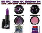 nib mac 4pc disney venomous villians maleficent lipstic from united