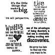 Stampers Anonymous Tim Holtz Cling Rubber Stamp Set   Reflections at 