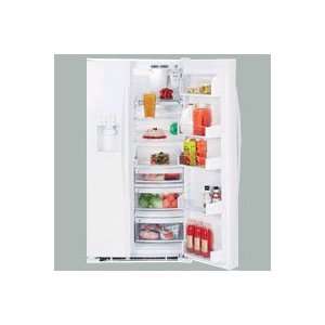  White 25.6 Cu. Ft. Side By Side Energy Star Refrigerator 