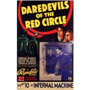 Daredevils of the Red Circle Movie Poster (11 x 17 Inches   28cm x 