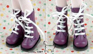   Cool Cat╭☆ Blythe Pullip Doll Shoes, Boots【12 】Black  