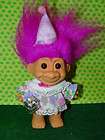 Troll Doll Russ 4 1/2  Happy Birthday Girl
