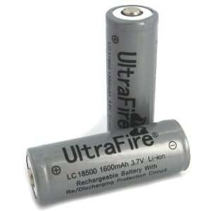   Protected Rechargeable Lithium Battery Li Ion UF18500: Camera & Photo