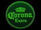 2x cc007 g Corona Extra Neon Green 3D Engraved Coasters Bar Beer