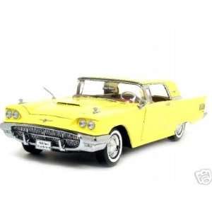  1960 Ford Thunderbird 1/18 Yellow: Toys & Games