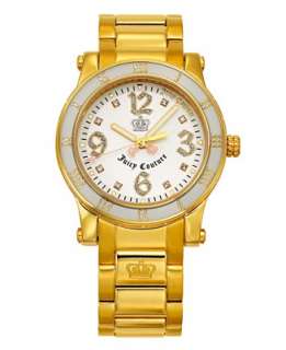 Juicy Couture Watch, Womens Goldtone Stainless Steel Bracelet 1900609 