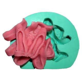 3D Silicone Molds ballerina shoes cake decorating fondant gumpaste 