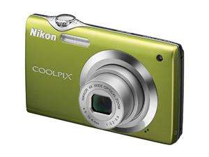 Nikon COOLPIX S3000 Green 12.0 MP 27mm Wide Angle Digital Camera