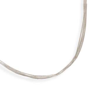 Strand Liquid Silver .925 Chain Necklace   16 to 20  