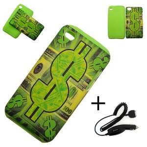  DOLLAR BILL COVER CASE + CAR CHARGER Cell Phones & Accessories