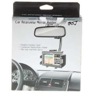 Car Rearview Mirror Holder for GPS   Black  