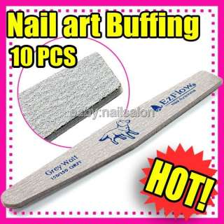   Nail Art Sanding Files Polish Acrylic Block Buffing Tool #442  