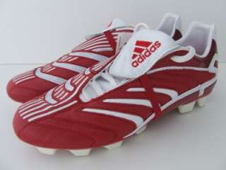 Adidas +P Predator Absolion TRX FG Mens Red Leather Football Boots 8 