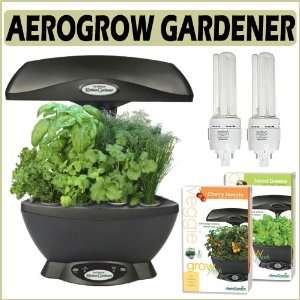   AeroGarden TM Cherry Tomato And Salad Green Pods And Grow Bulbs