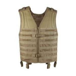  Voodoo Tactical Deluxe MOLLE Vest Coyote Brown Military/Airsoft 