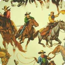 Alexander Henry Edendale Cowboy Western Riders Fabric  